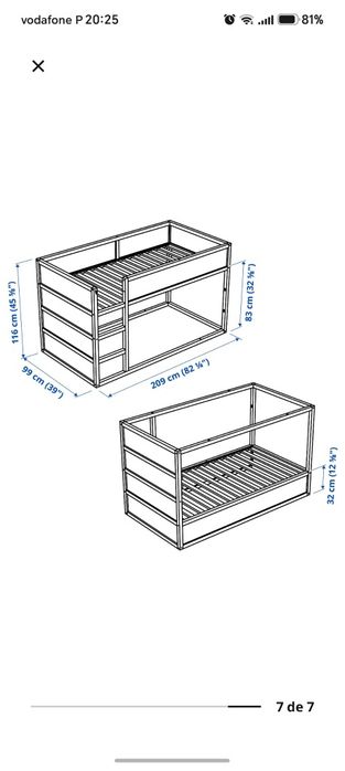 Vendo cama IKEA criança