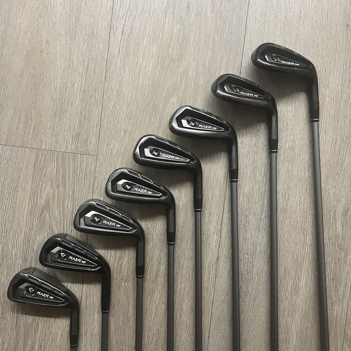 Callaway RAZR XF 5-Pw+Sw+Aw W Flex 50 golf iron kije golfowe