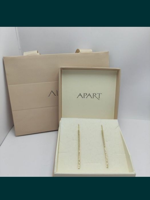 Kolczyki srebrne 925 z cyrkoniami