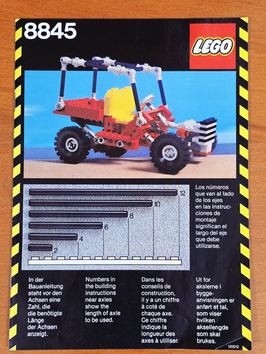 Lego 8845 Technic " Dune Buggy" 1981