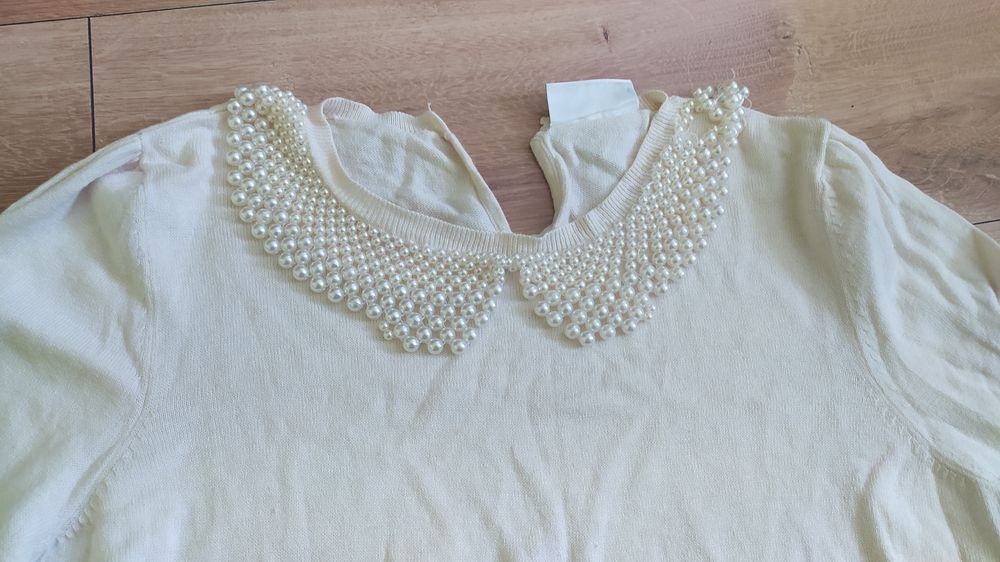 Bluzka Walis kołnierzyk, perełki 14 42