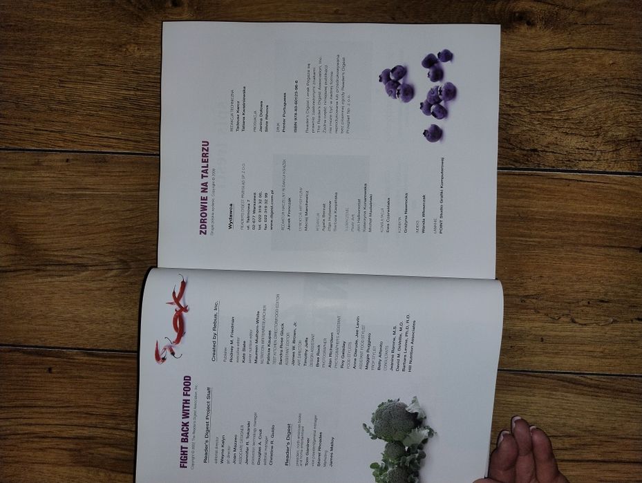 Książka Zdrowie na talerzu  Jacek Fronczak Readers Digest