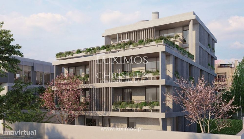 Apartamento T3 novo com varanda à venda na Boavista, Porto