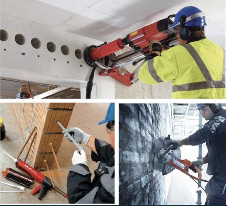 Алмазне буріння Різка бетону Хімічне Анкерування демонтаж