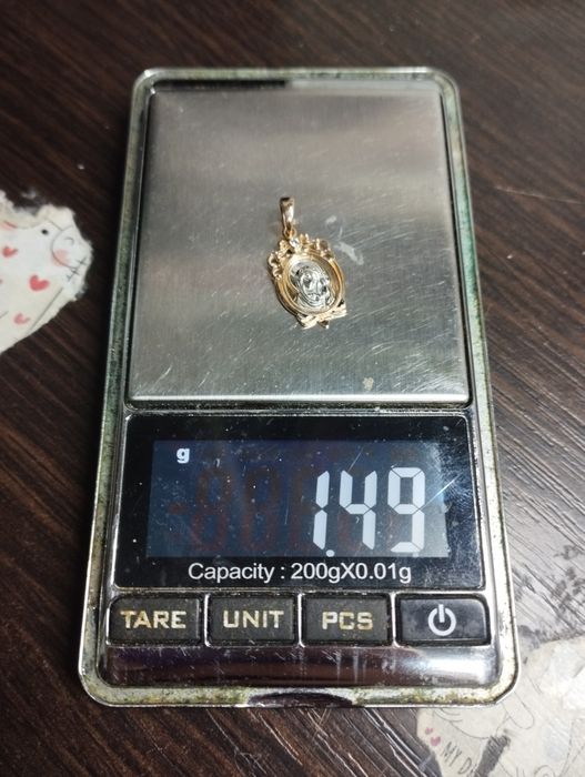 Золотая ладанка 1.49 грамма