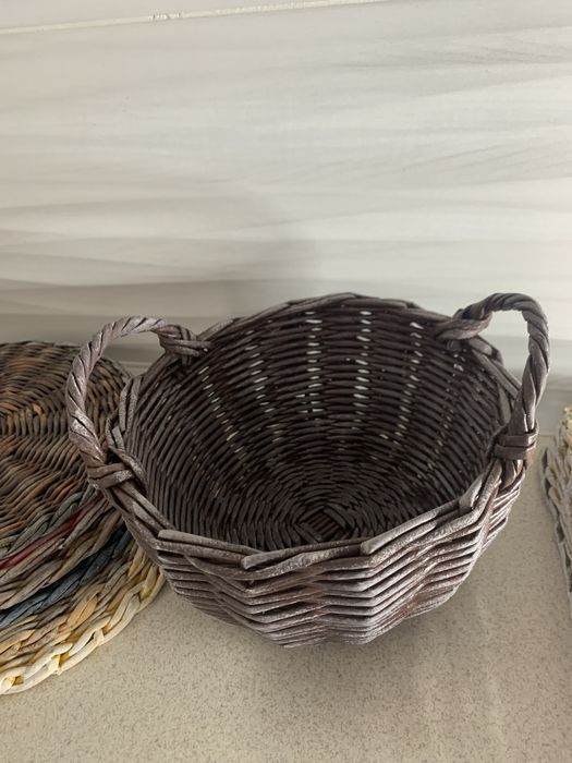 Плетені вироби корзинка пасхальна цукерниця хлібниця пасхальна