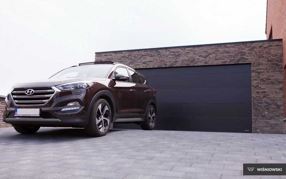 BRAMA garażowa Wiśniowski antracyt / Wodzisław, Gorzyczki, Mszana