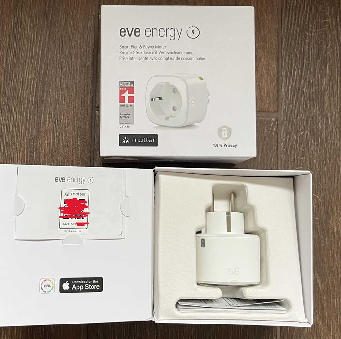 Eve Energy 20EB08301 z Thread MATTER- Apple Homekit