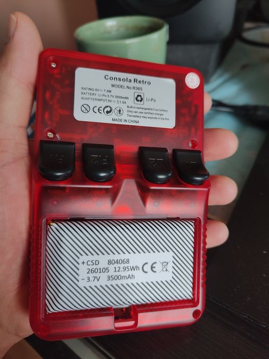 Konsola Retro r36s - czerwona, 64gb, org.