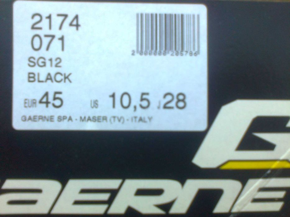 Botas Gaerne SG 12 tamanho 45