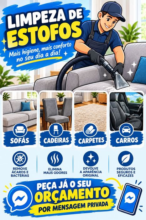 Limpeza de estofos