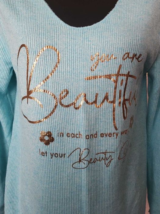 Bluzeczka niebieska 40