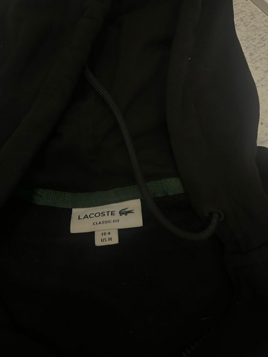 Чорна кофта Full zip Lacoste  M