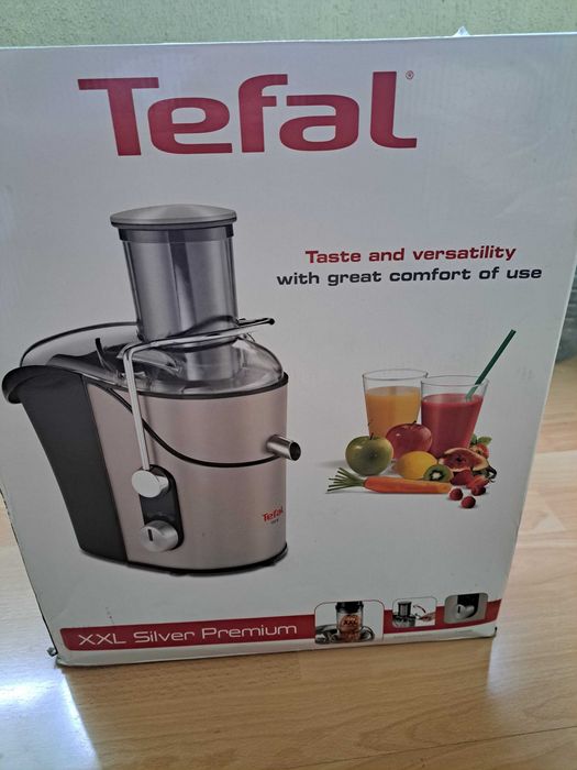 Cоковижималка центрифужна Tefal XXL ZN 655 Silver Premium