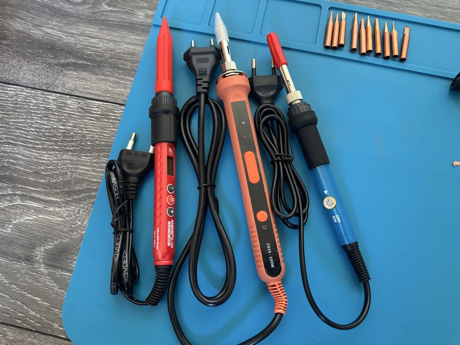 Паяльний набір паяльник флюс мідна