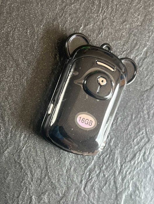 Cyfrowy dyktafon z redukcją szumów, wbudowany mikrofon 16 GB czarny