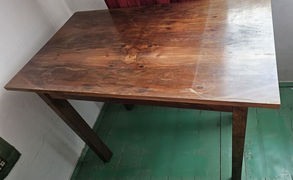 Łóżko, szafa i stół PRL