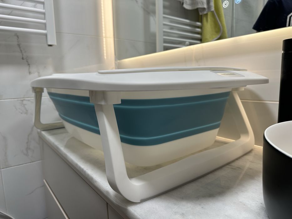Banheira dobrável para bebe com espreguiçadeira de Vertbaudet