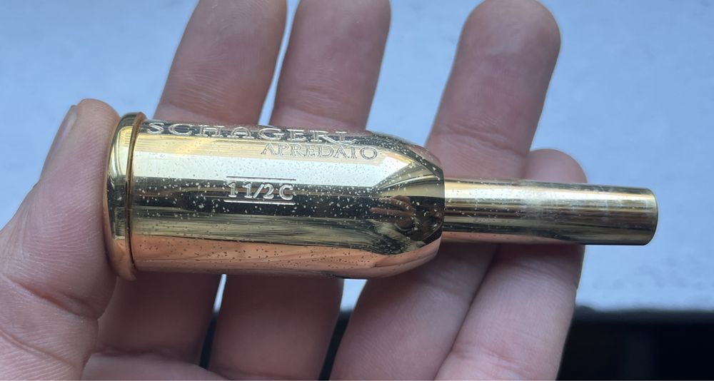 Bocal Trompete Schagerl Apredato 1-1/2C Gold