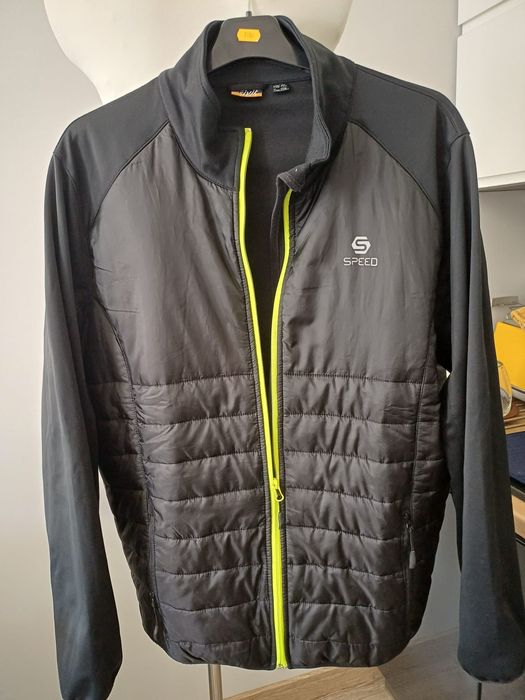 Cienka czarna kurtka męska Crivit rozm XL/XXL.