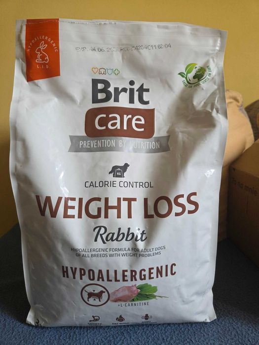 Karma dla psa odchudzająca Brit Care Dog Hypoallergenic Weight Loss królik 3 kg