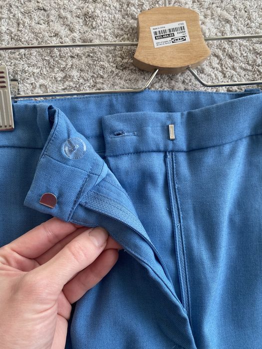 Niebieskie eleganckie spodnie H&M 36