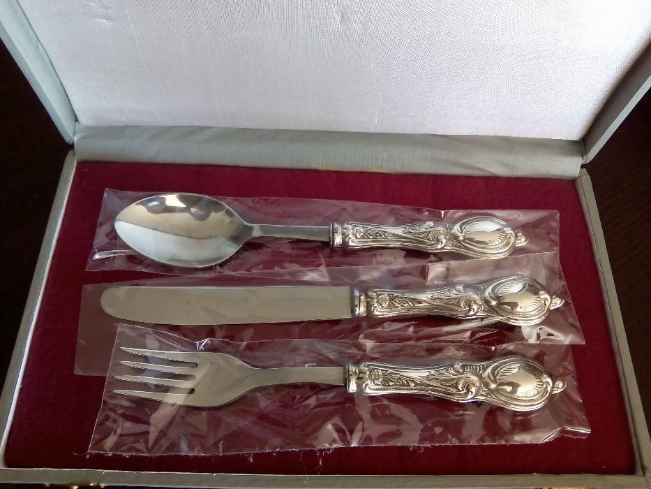 Talheres Prata Criança Modelo D. João V434689331944509441