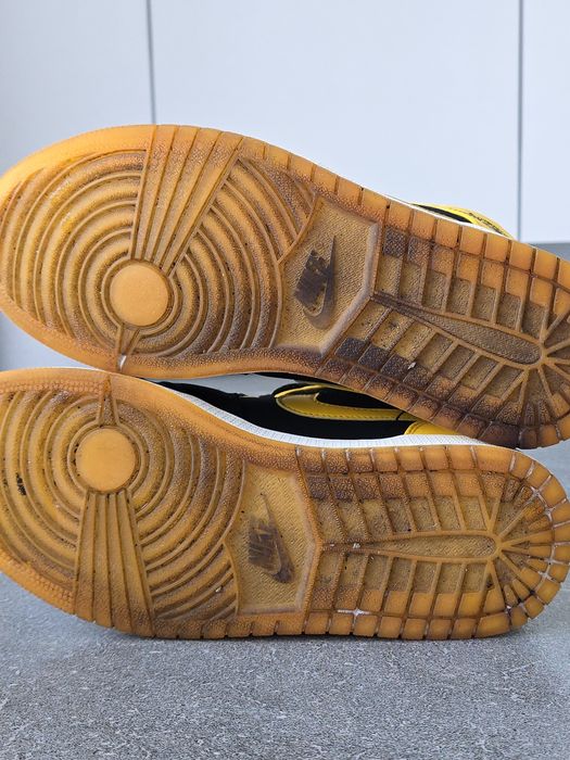 Sapatilhas air Jordan 1 Mid SE amarelas