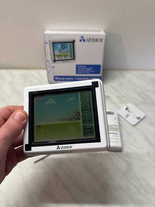 NOWA Stacja Pogody Termometr Bezprzewodowy LCD Cyfrowa