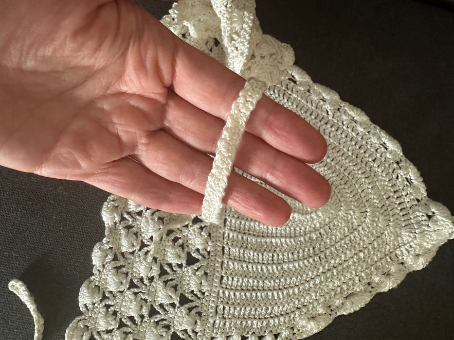 Top szydełkowy handmade bikini boho S/M