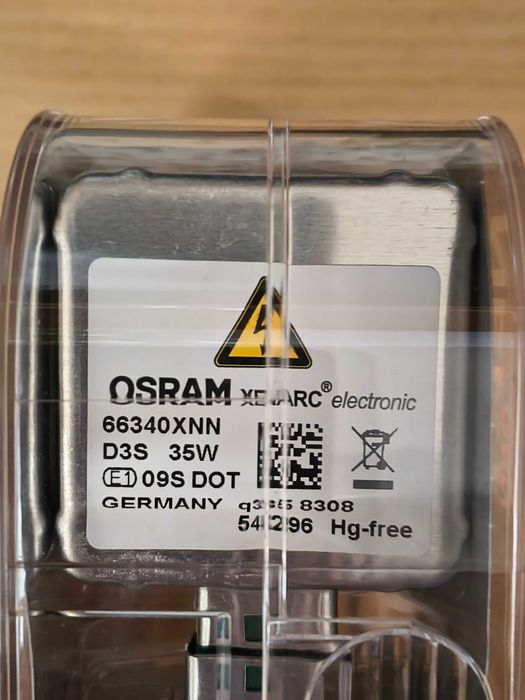 Ксенон автолампи Osram D1S 35W XENARC NIGHT BREAKER LASER +220%