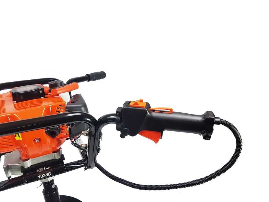Świder spalinowy wiertnica dwuosobowy DEMON /100,150, 200mm/ przedłużka