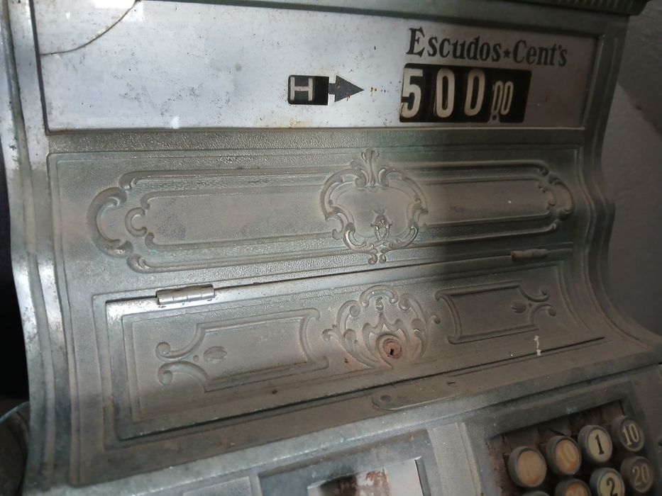 Antiga máquina registadora