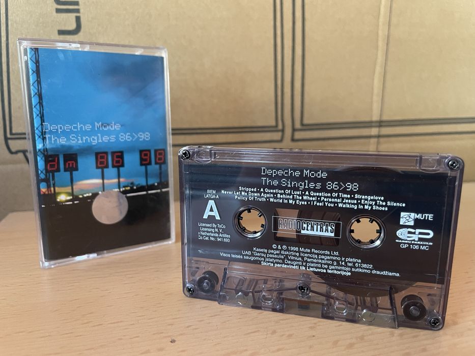 Depeche Mode The Singles 86-98 kaseta