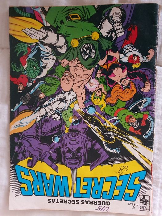 Guerras Secretas Secret Wars 5 BD Inclui n°1