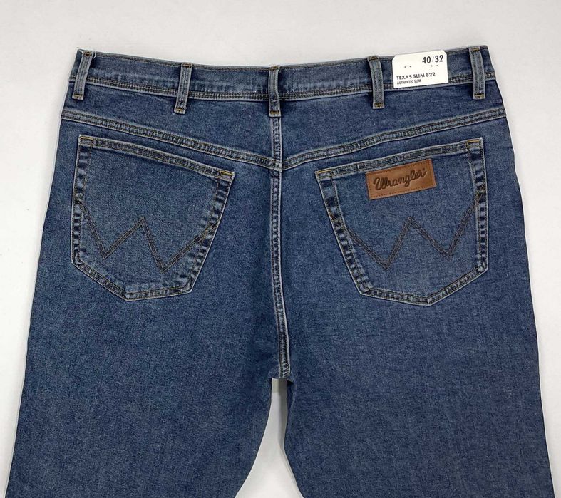 Spodnie męskie jeansy Wrangler Texas Slim 822 Stonewash W40 L32