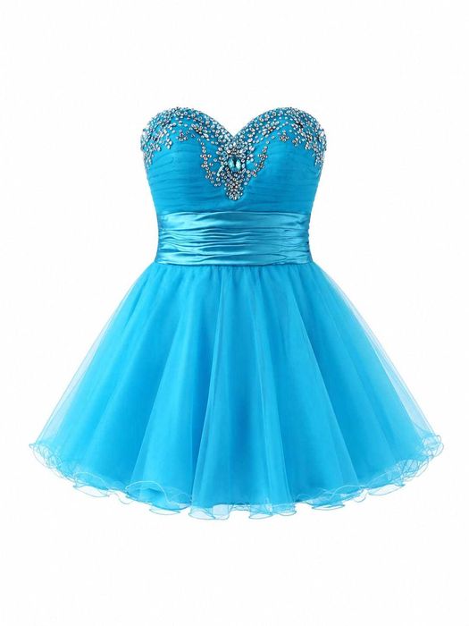 Vestido cerimónia azul