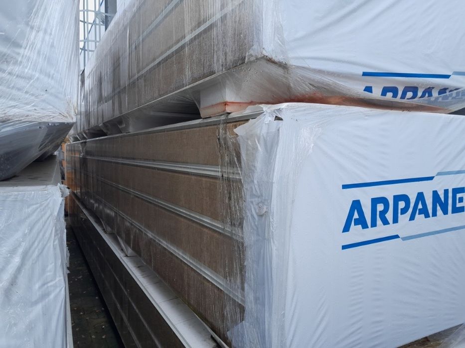 Płyty warstwowe z wełną