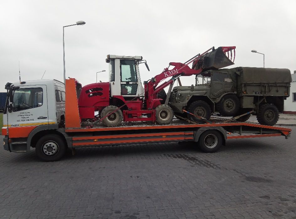 Pomoc Drogowa, Autolaweta, Laweta, Transport Koparek,Ciągników,Maszyn