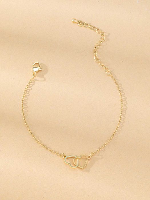 Pulseira com Decoração de Coração
