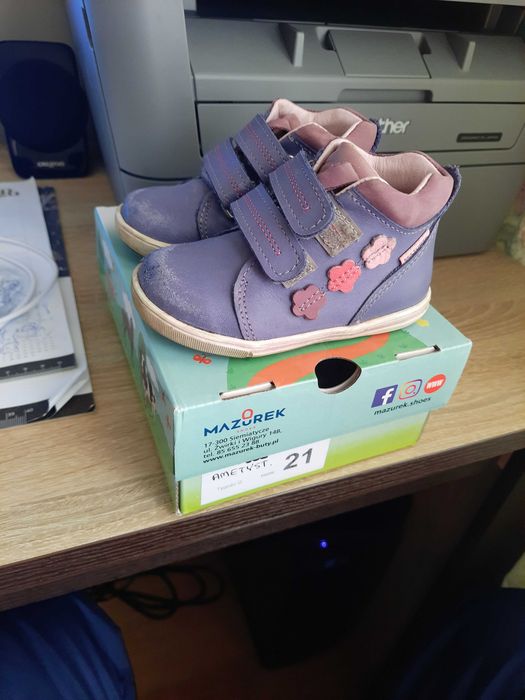 Buty skórzane Mazurek rozmiar 21 profilaktyczno-ortopedyczne (A-06)