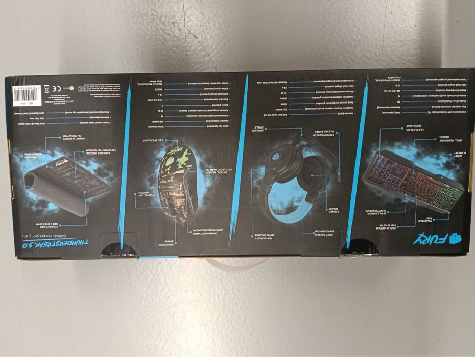 Gaming Keyboard, Mouse, Mouse Pad, Headphones64551475122945121