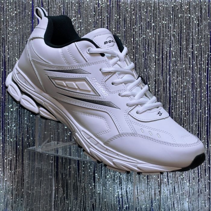 Чоловічі білі кросівки bona батал великан великий розмір  47 48