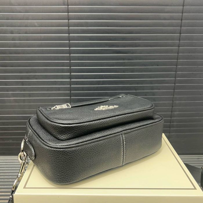 Мужская сумка кроссбоди coach с натуральной кожи коач чоловіча сумка