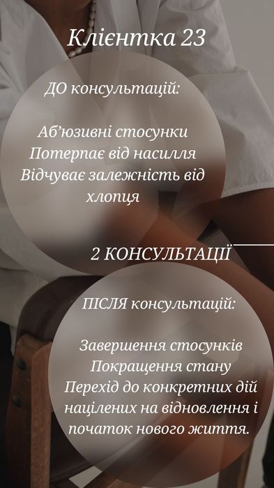 ПСИХОЛОГ | 500 грн | Зміню ваше життя на 1-й консультації. + для пар