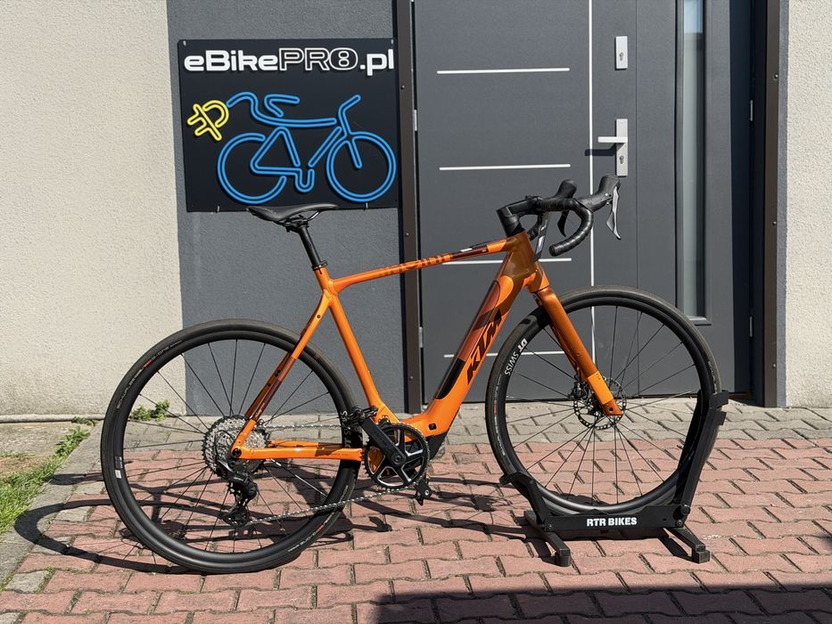 Raty 0%, 12m-cy gw. KTM (L/57cm) MACINA GRAVELATOR SX 10, Bosch SX, 180km [729]
