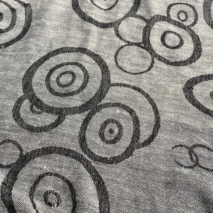 Elegancki szary szal kaszmirowy