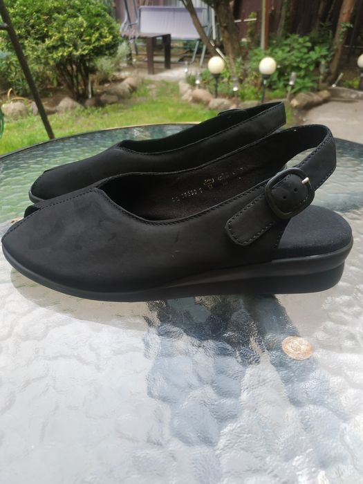 Sandały skórzane damskie rozmiar 37.5