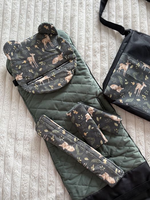 Wkladka do spacerowki komplet torba do wózka