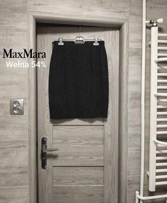 Spódnica wełna wool elegancka poszukiwana modna must have hit Max Mara